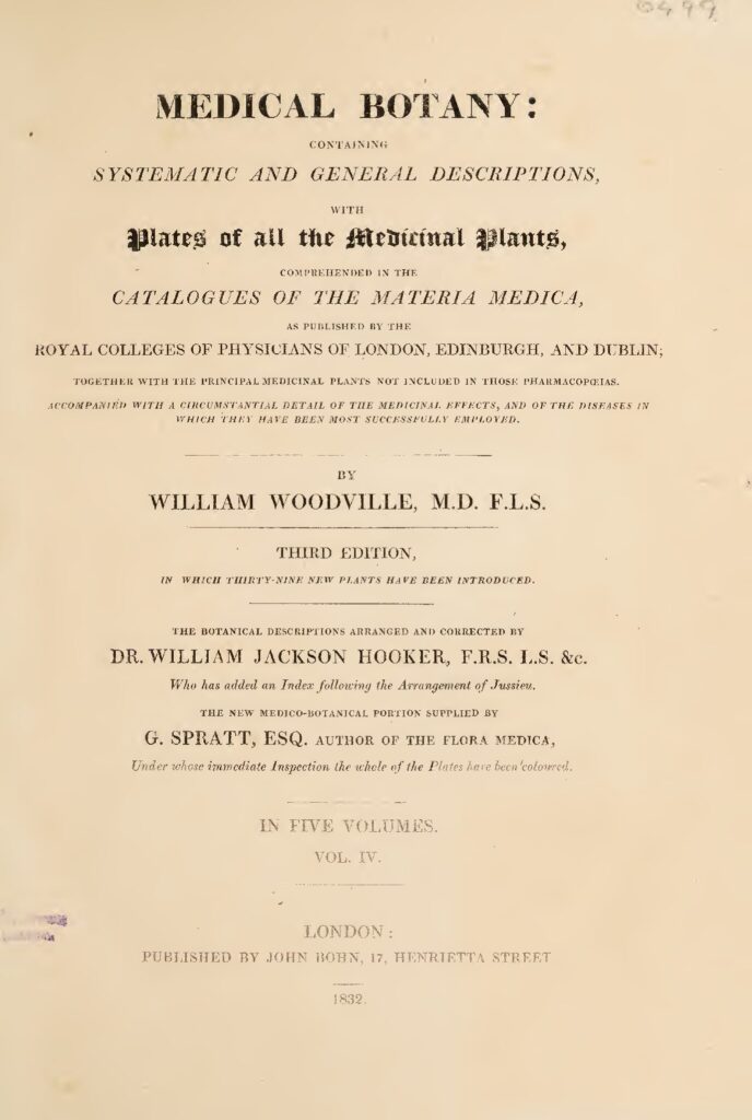 Medical botany containing systematic and general descriptions with plates of all the medicinal plants vol 4 copy compressed pdf
